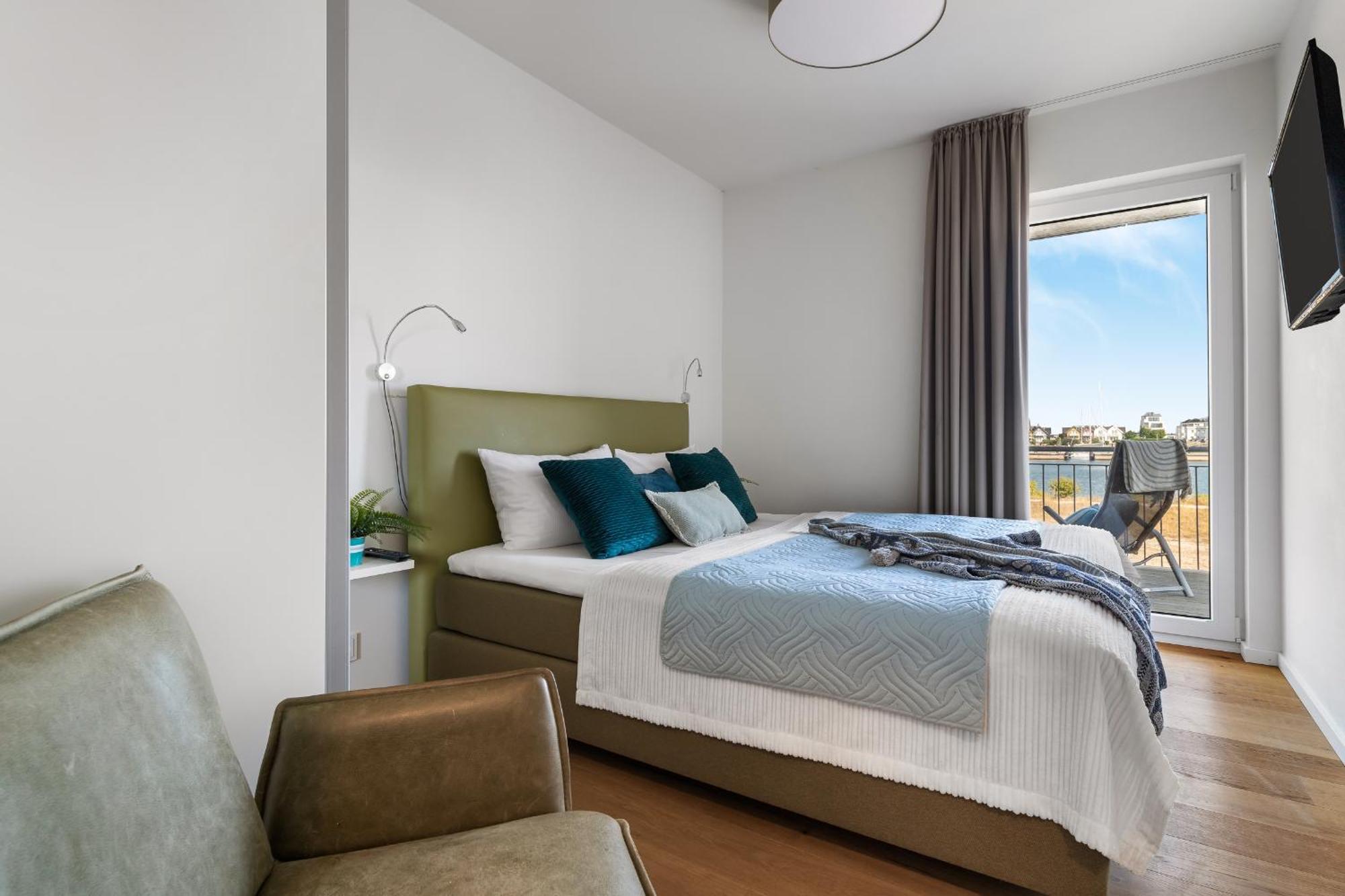 Apartament Ocean Star- 1 Og, Balkon, Hafenblick, Kamin Olpenitz Zewnętrze zdjęcie